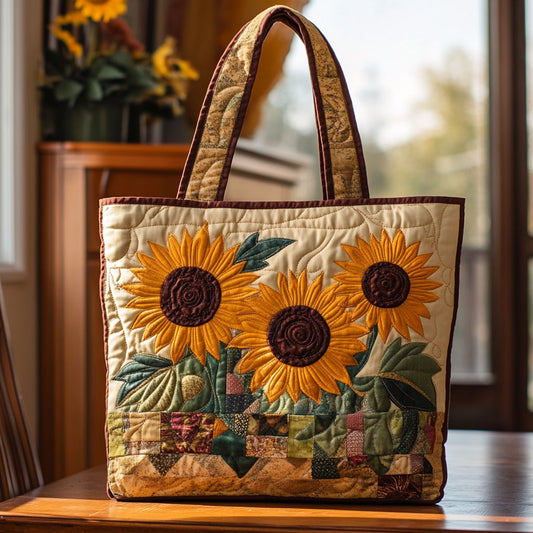 Snowy Bloom CP2209040CL Quilted Tote Bag