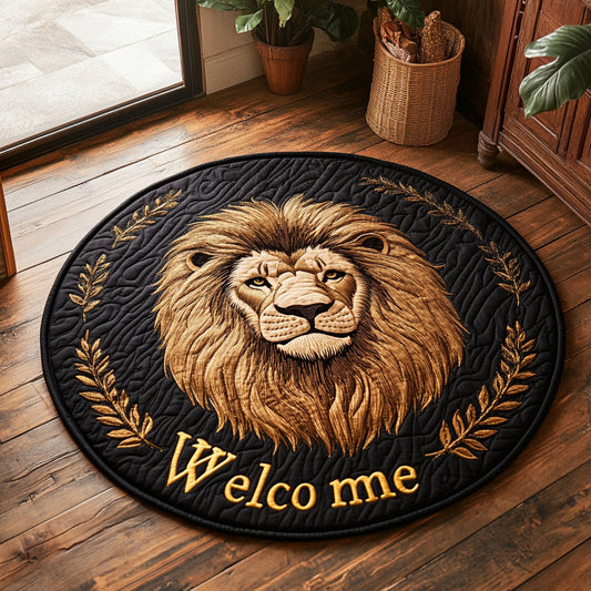 Golden Mane Gate CP3007062CL Quilted Round Mat