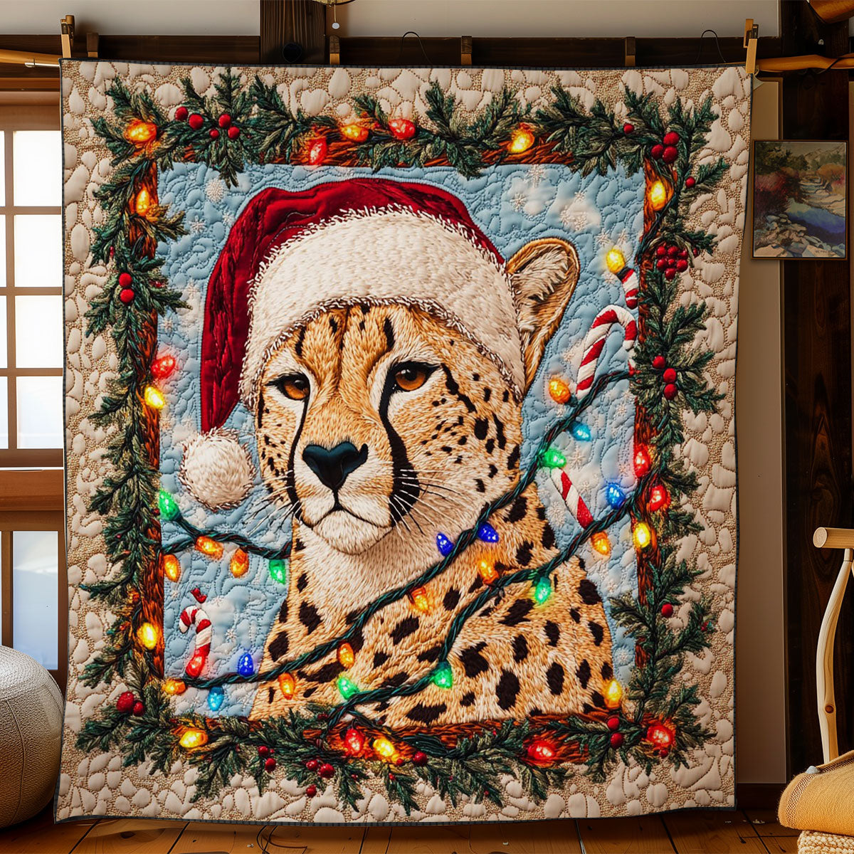 Cheetah Noel WN0306021CL Quilt