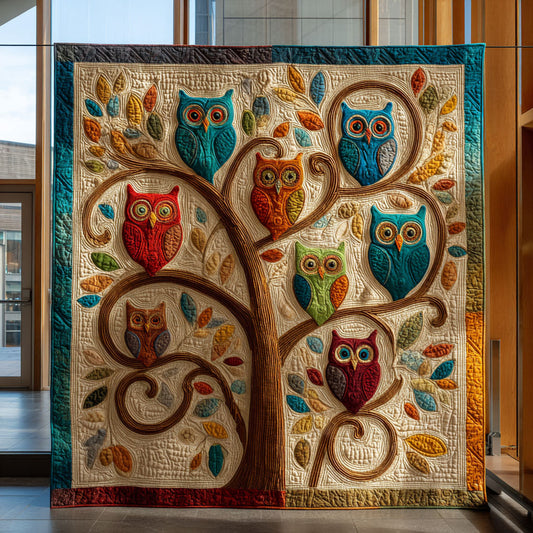 Whimsical Owl Harmony CW0210042CL Quilt