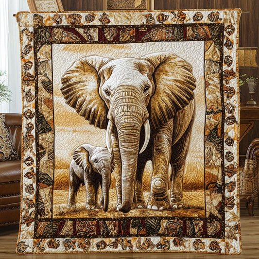 Elephant Family Bond WN0910013CL Quilt