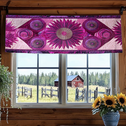 Dancing Starlight WN0707040CL Quilted Valance