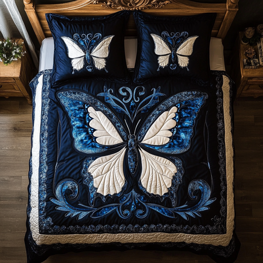 Blue Butterfly XR2902002CL Duvet Cover Set
