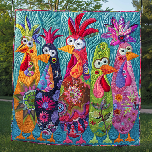 Rooster Rhapsody YR0301041CL Quilt