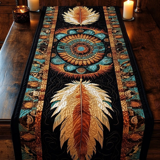 Tribal Warmth CM1905012CL Quilted Table Runner