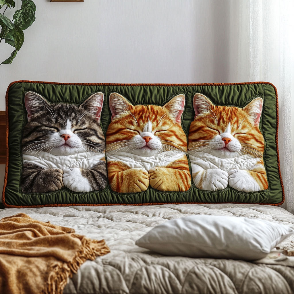 Sweet Dreams Kitty Trio KL0201006CL Quilted Headboard Slipcover