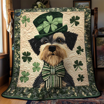 Green Miniature Schnauzer WN1411038CL Quilt