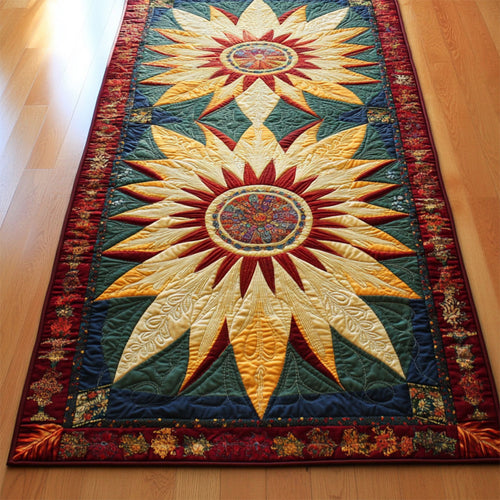 Native American Sun WY2404032CL Quilted Table Runner