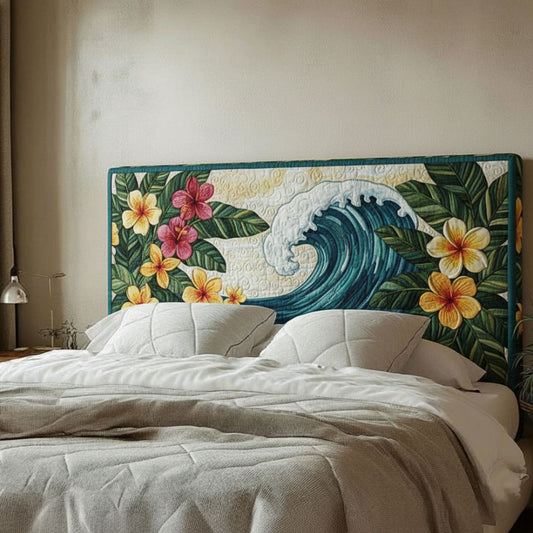 Tropical Wave WJ1012019CL Quilted Headboard Slipcover
