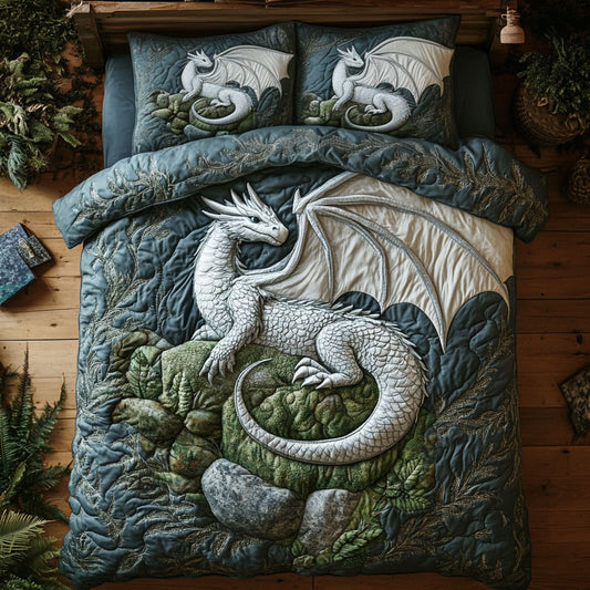 Dragon In Moss WY0406007CL Duvet Cover Set
