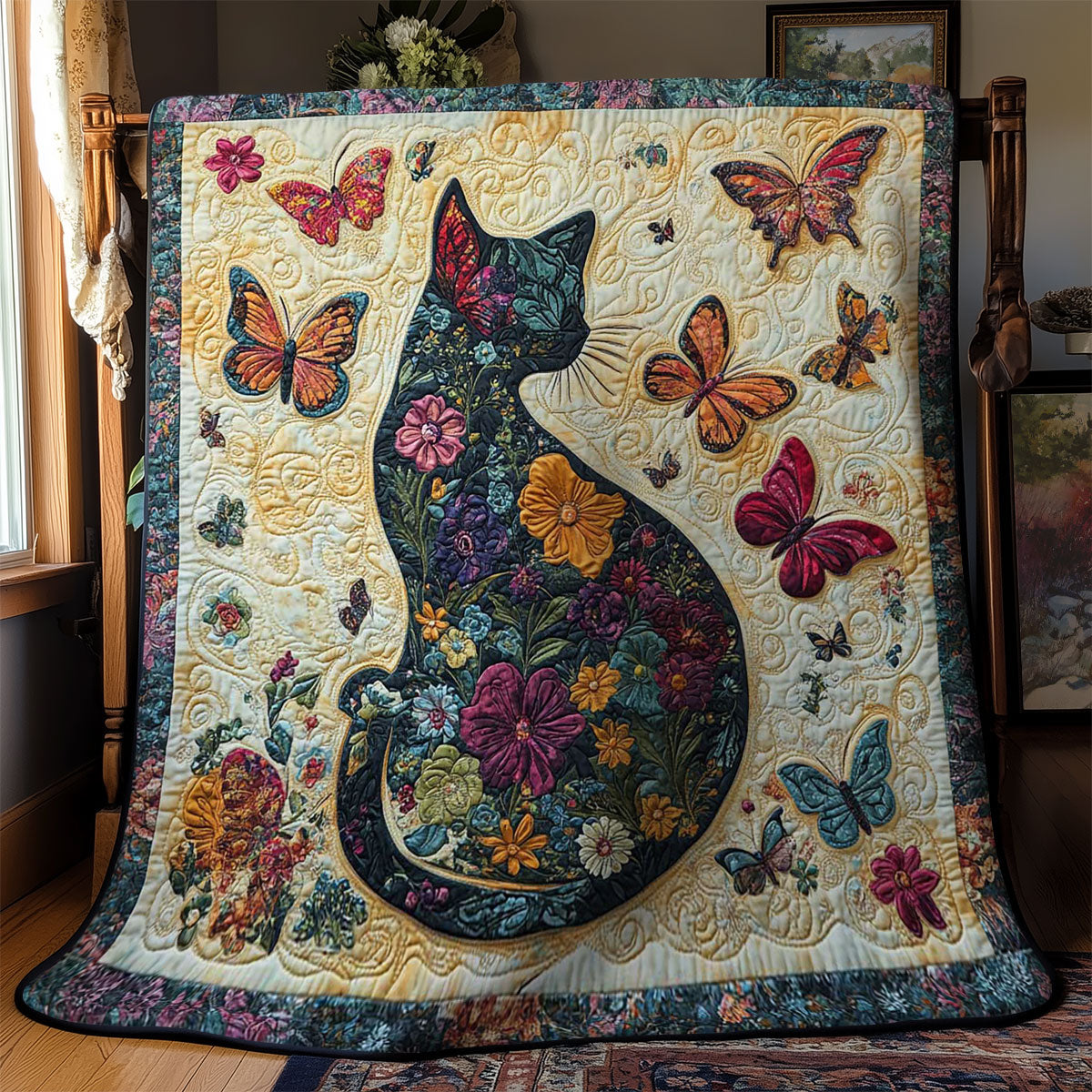 Mystic Nature Cat WN2403074CL Quilt