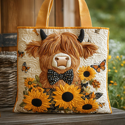 Butterfly Bow CP2709140CL Quilted Tote Bag