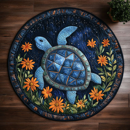 Mystic Turtle CM1905022CL Quilted Round Mat
