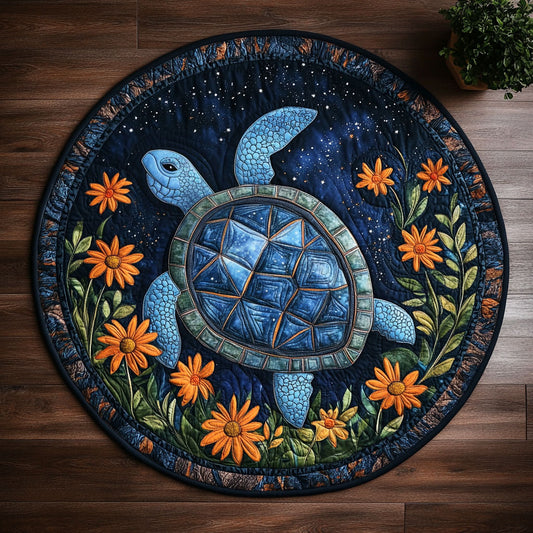 Mystic Turtle CM1905022CL Quilted Round Mat