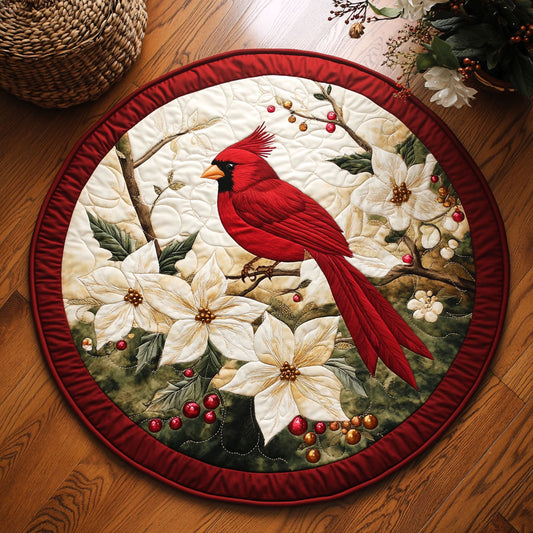 Cardinal Bloom WY1505021CL Quilted Round Mat