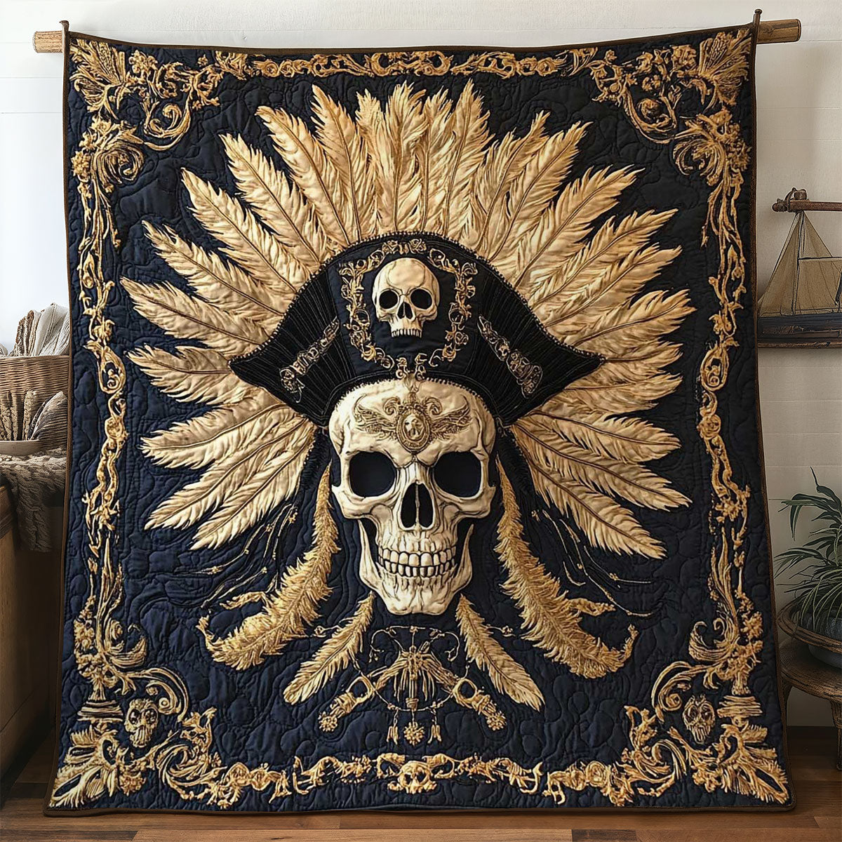 Skull Crown WN1705066CL Quilt