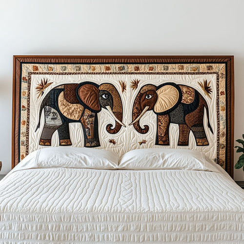 Sacred Tuskers CP1712037CL Quilted Headboard Slipcover