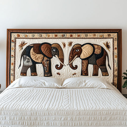 Sacred Tuskers CP1712037CL Quilted Headboard Slipcover