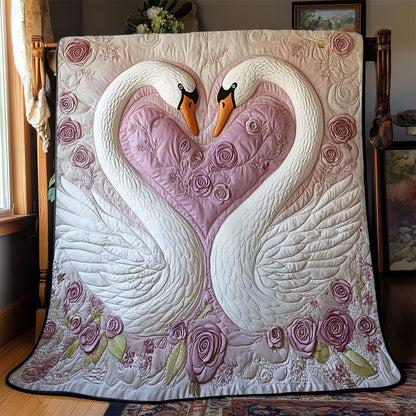 Swan In Love WJ1601022CL Quilt