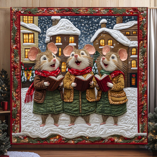 Caroling Mouse KL1311002CL Quilt