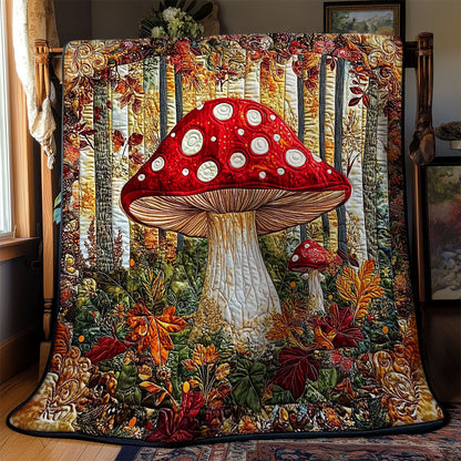 Mushroom Forest WY2301064CL Quilt