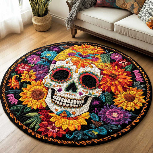 Unique Icon CQ0605017CL Quilted Round Mat
