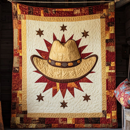 Western Sunburst Cowboy Hat DH1109009CL Quilt