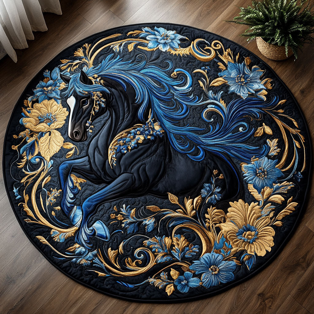 Galloping Dreams CM2904018CL Quilted Round Mat