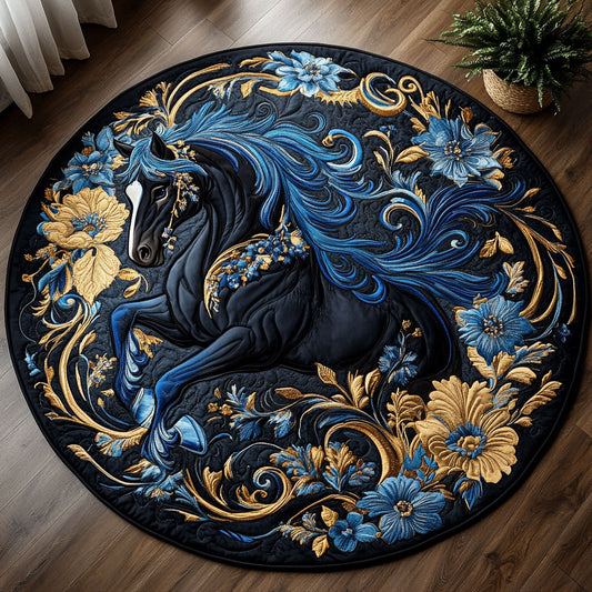 Galloping Dreams CM2904018CL Quilted Round Mat