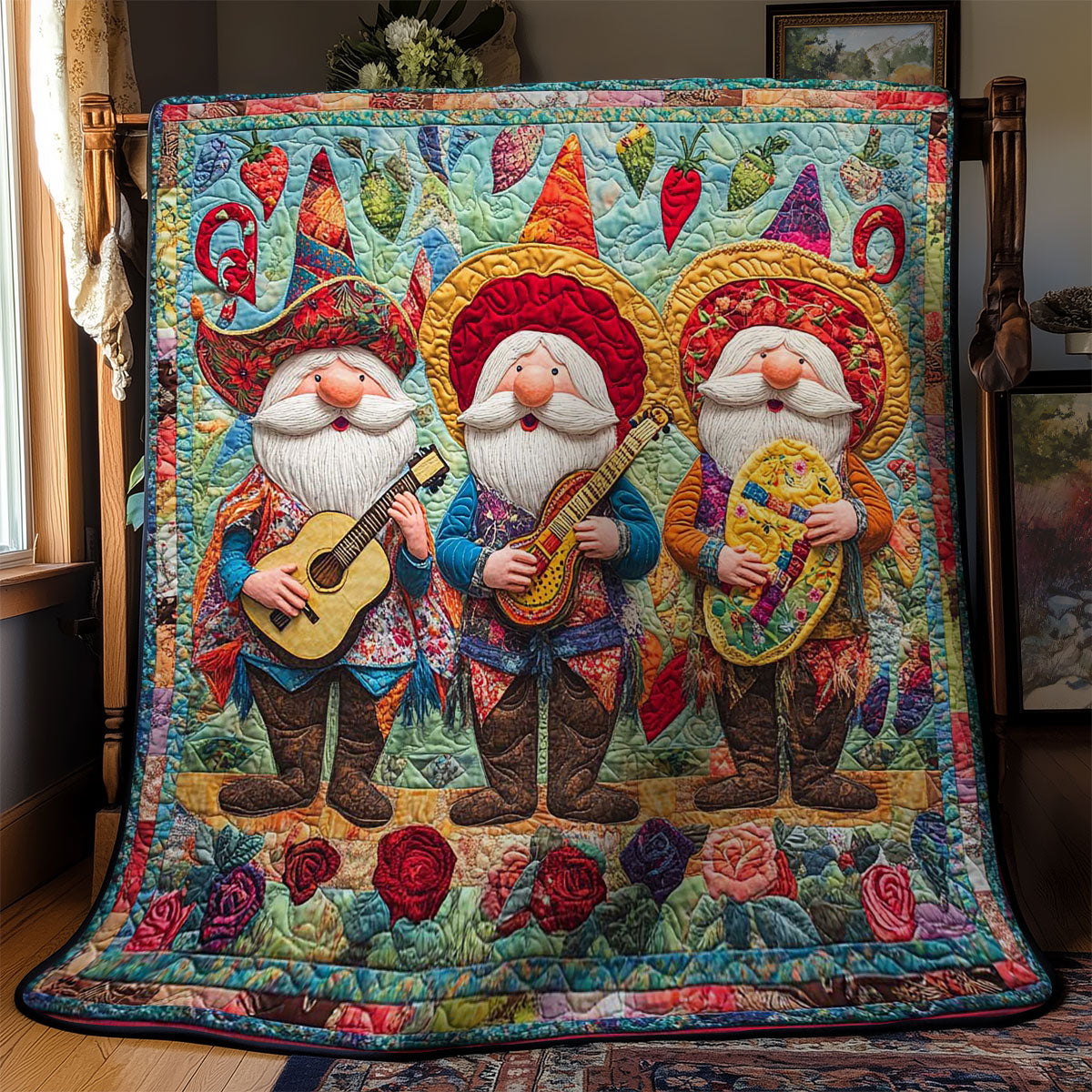 Sombrero Gnome WN0701007CL Quilt