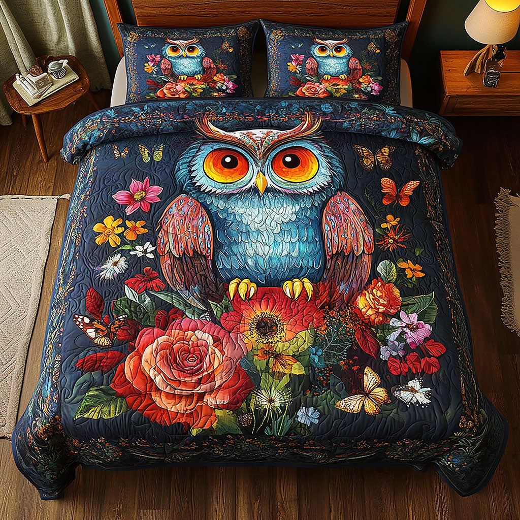 Owl Flower Happy WT1102005CL Duvet Cover Set