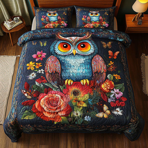 Owl Flower Happy WT1102005CL Duvet Cover Set