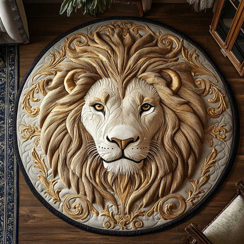 Luxurious Lion CQ2104008CL Quilted Round Mat