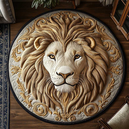 Luxurious Lion CQ2104008CL Quilted Round Mat