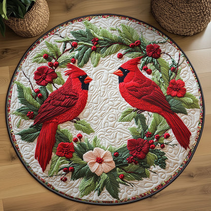 Cardinal Bloom WN0107020CL Quilted Round Mat