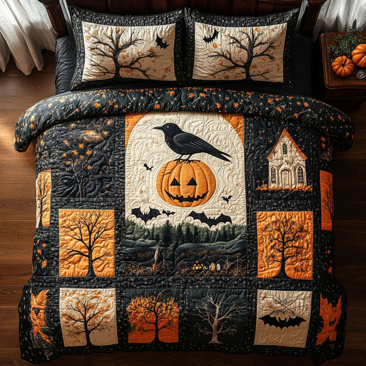 Raven Jack O Lantern WY1508042CL Duvet Cover Set