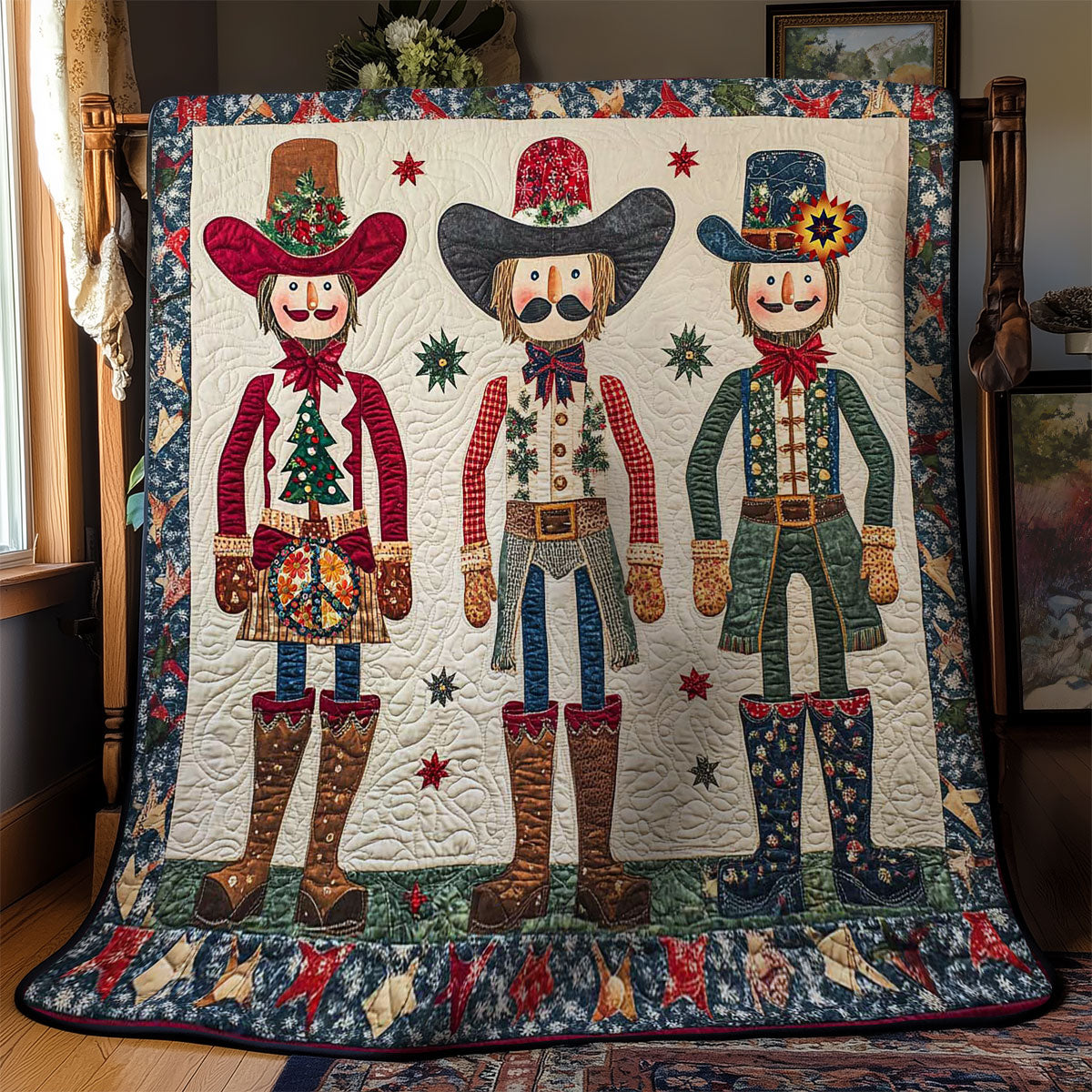 Cowboy Nutcrackers WN2711053CL Quilt
