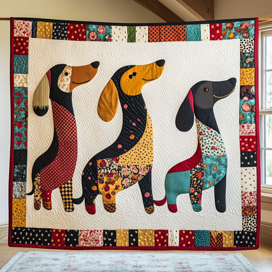Whimsical Dachshund WN2608110CL Quilt