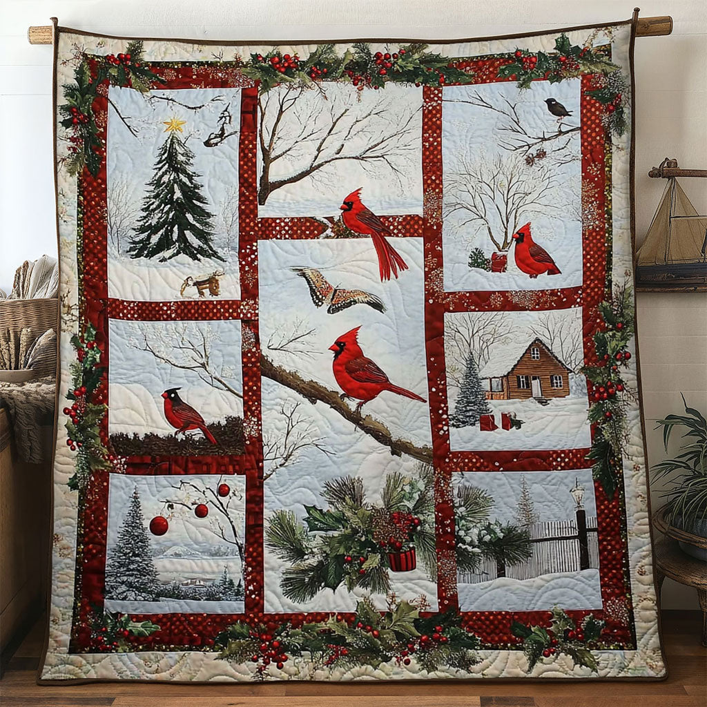 Silent Bless Cardinal WN0711053CL Quilt