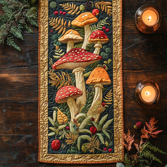 Mushie Story CM1205004CL Quilted Table Runner