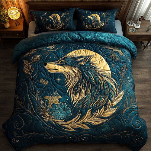 Heaven Gold Wolf WP2101028CL Duvet Cover Set