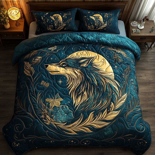 Heaven Gold Wolf WP2101028CL Duvet Cover Set