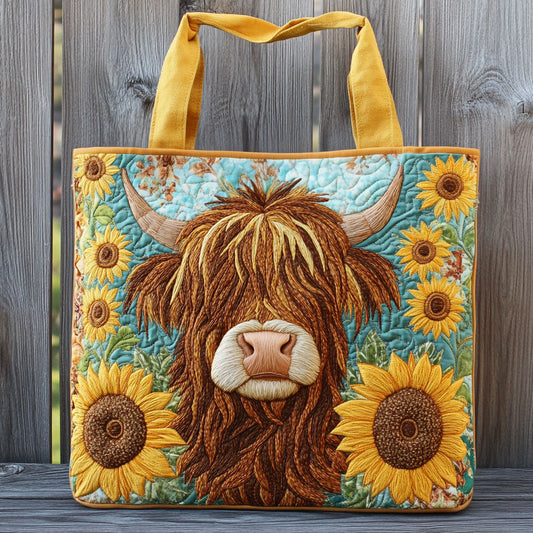 Sunlit Horns CP2709178CL Quilted Tote Bag