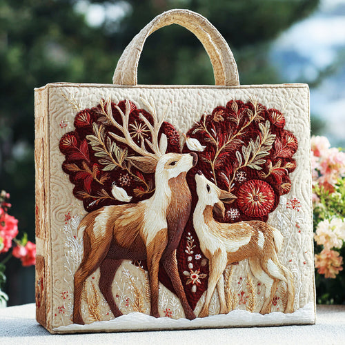 Woodland Love CW0801025CL Quilted Tote Bag