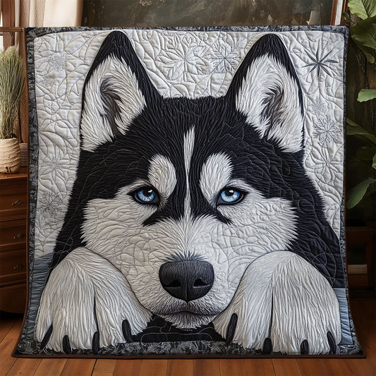 Winter Harmony Husky WX0507045CL Quilt