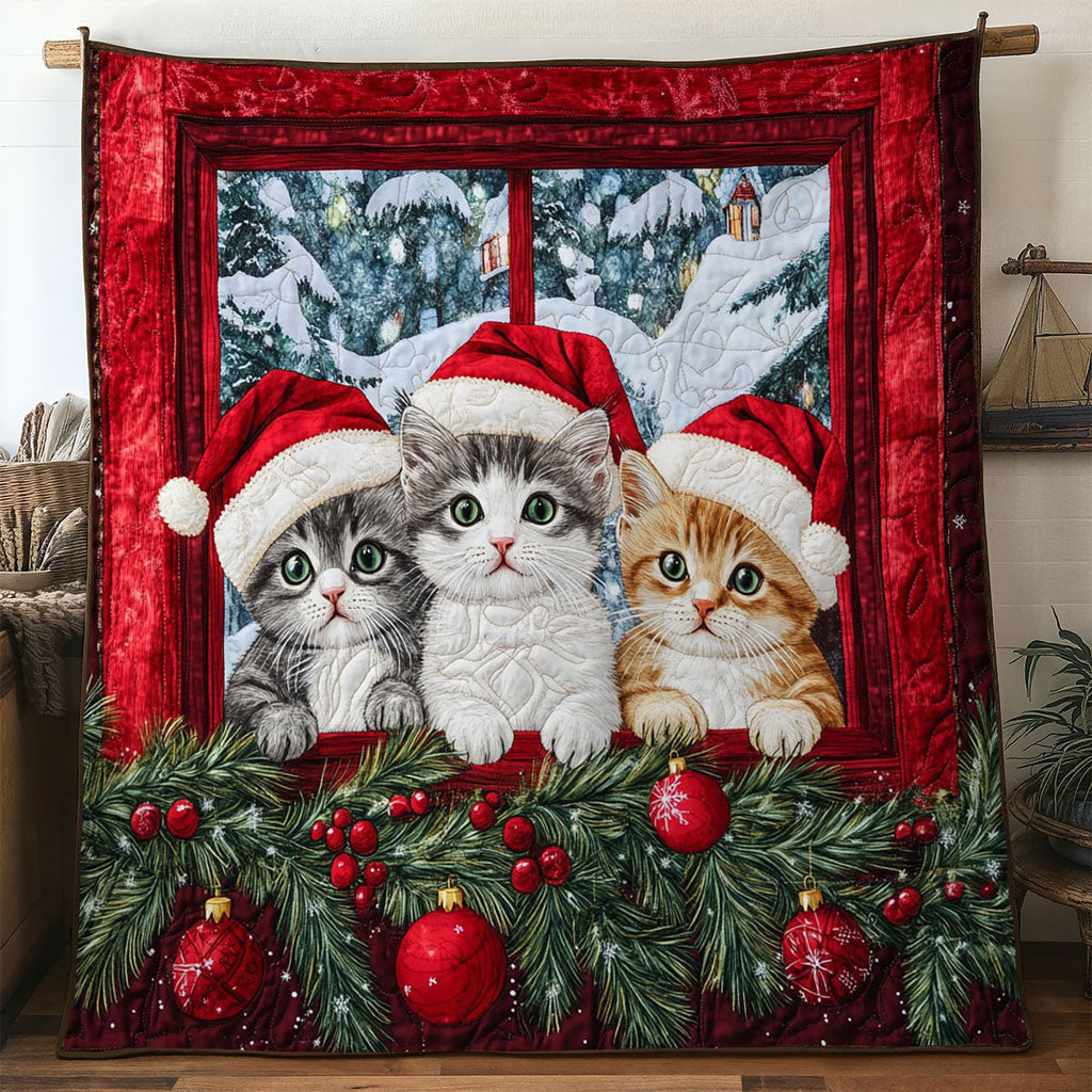 Cat Noel Plaid WN1411017CL Quilt