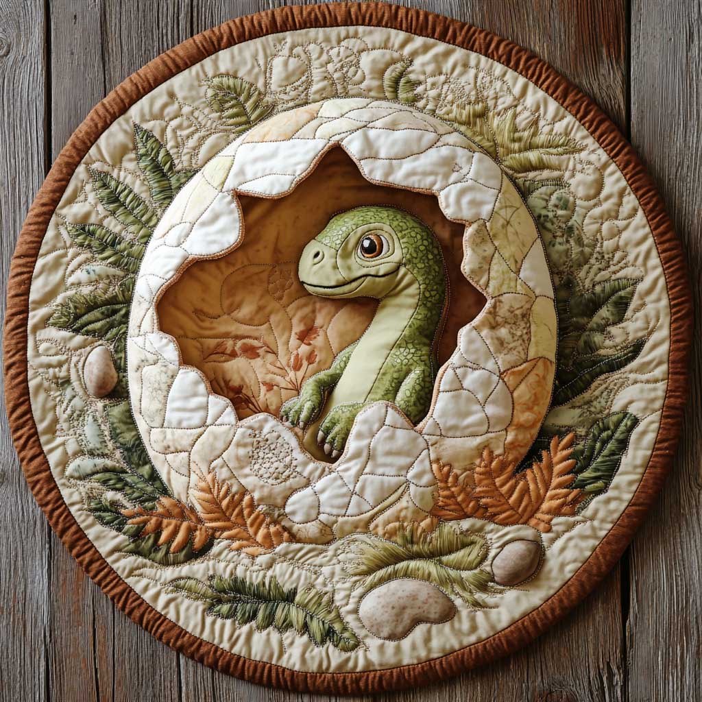 The First Moment CQ0905013CL Quilted Round Mat
