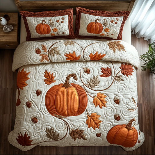 Whimsy Autumn Pumpkin  XK1909006CL Duvet Cover Set