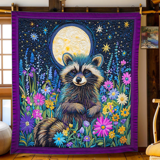 Moonlit Raccoon CW1501080CL Quilt