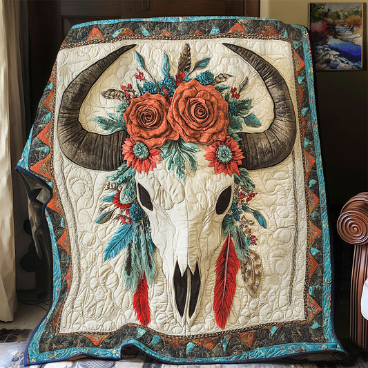 Bull Skull WX3105007CL Quilt